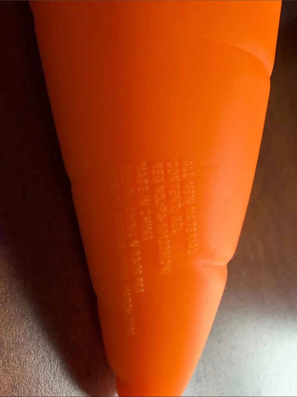 Authentic Kids Toy Carrot Squeeezy- Orange